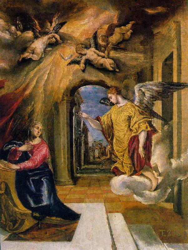 GRECO, El The Annunciation sdgm china oil painting image